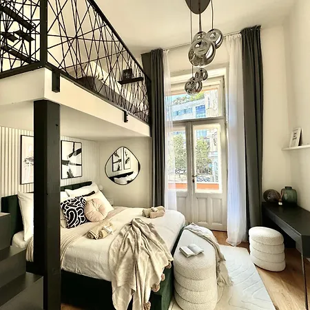 Apartman Rentero Modern High Ceiling Loft With Terrace Apartment, Prága