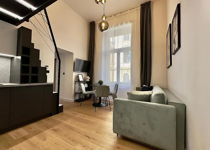 Appartement Rentero Modern High Ceiling Loft With Terrace Apartment, *